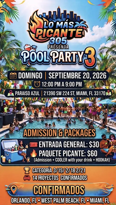 Lo MAs picante pool party 3
