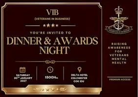 V.I.B (Veterans in Business) — Gala Dinner & Awards Night
