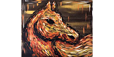 Chestnut Abstract Horse - Paint and Sip in Tyler | Classpop!™