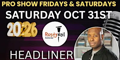 Rusty Nail Comedy Club Saturdays:Headliner Kevin Christopher*8PM showtime*