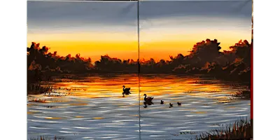 Sunset Swim Date Night - Paint and Sip in Chicago | Classpop!™