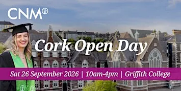 CNM Cork Open Day - Saturday 26 September 2026