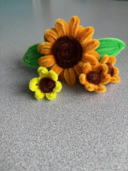 3rd -5th Grade Craft Class- Pipe  Cleaner Flowers