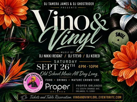 Vino & Vinyl - An Old School Party with a Vibe
