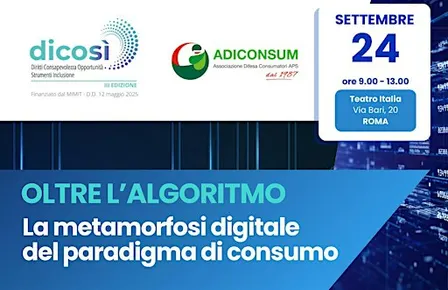 Algoritmo e consumo: Opportunitร o rischio? Progetto DICO SI'