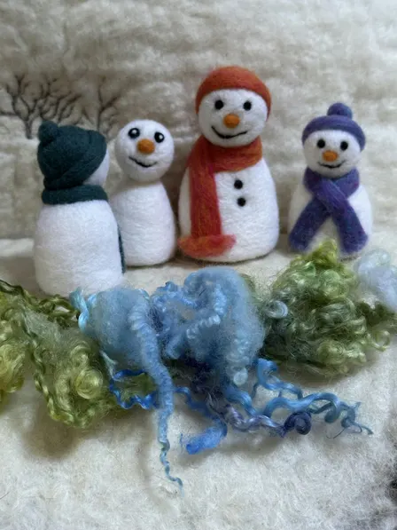 Needle Felting Workshop: Seasonal Snowman