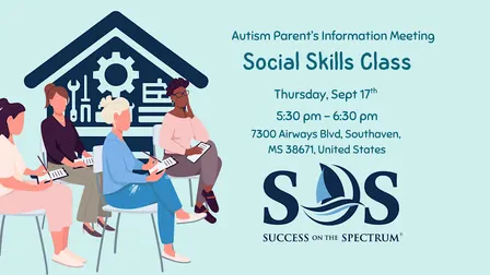 FREE AUTISM Social Skills Class Parent Information Meeting