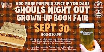 Ghouls Night Out Grown-Up Book Fair