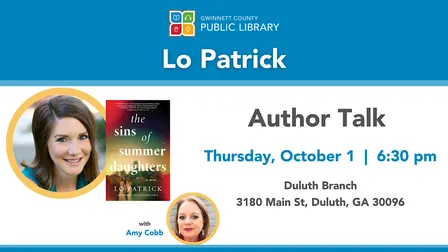 Author Talk with Lo Patrick