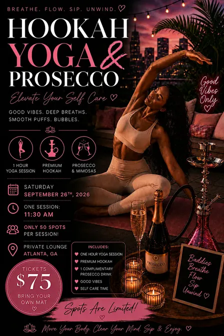 Baddies Hookah & Yoga ATL
