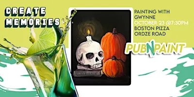 Pub N Paint Boston Pizza Ordze Rd Oct 23rd Paint and Sip