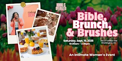 Bible, Brunch, & Brushes: A Hiding is Overrated Experience