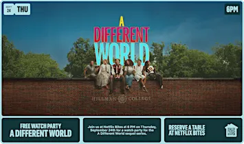 A Different World Watch Party
