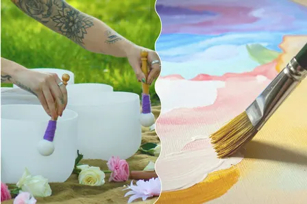 Sound Bath & Paint Experience in Long Beach (Fall Equinox)