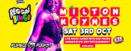 Reggae Bingo - Milton Keynes - Sat 3rd Oct
