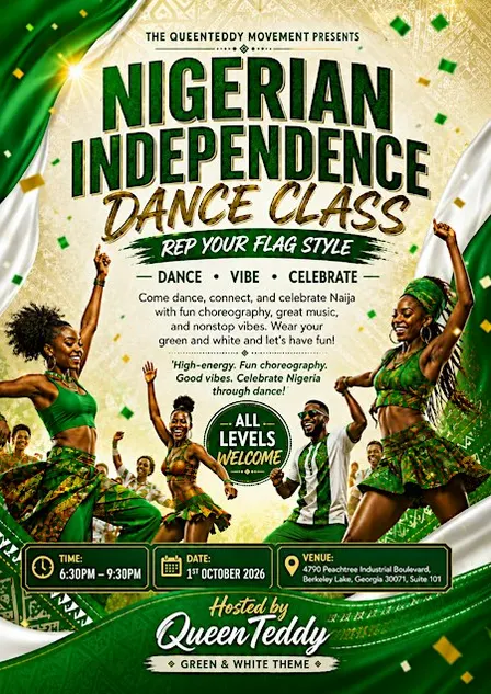 The QUEENTEDDY Movement: REP YOUR FLAG: Nigerian Independence Edition.
