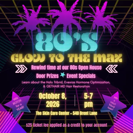Glow to the Max: 80s Open House