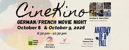 CinéKino Franco-German Project Wine Tasting & Film on Oct 8 HopCity & Oct 9