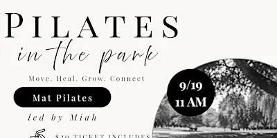 Pilates In The Park