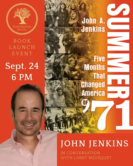 Author John Jenkins in conversation with Larry Bousquet