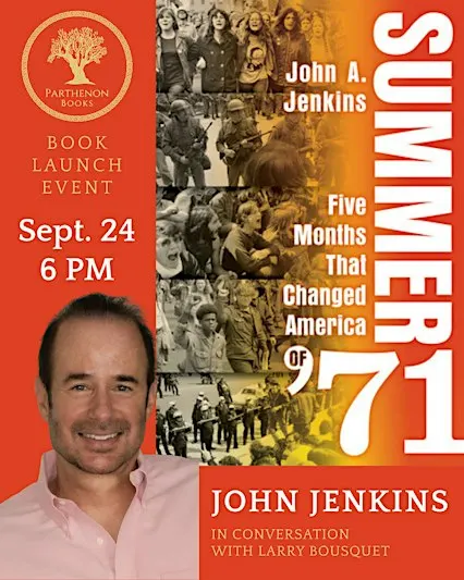 Author John Jenkins in conversation with Larry Bousquet