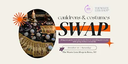 Cauldrons & Costumes Swap in The Waste Less Shop