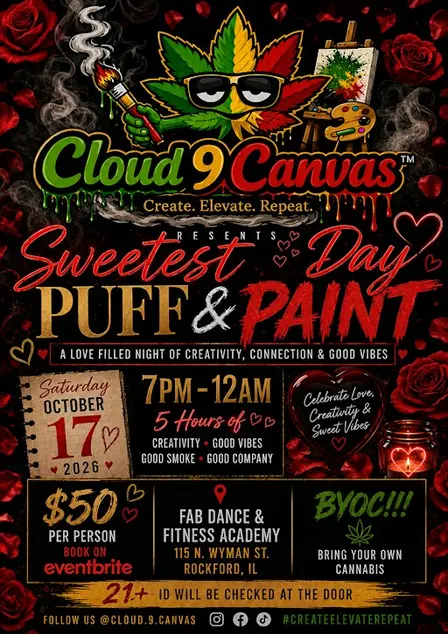 Cloud 9 Canvas Presents: Sweetest Day Puff & Paint