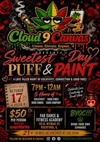 Cloud 9 Canvas Presents: Sweetest Day Puff & Paint