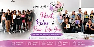 Limitless x Sip & Paint MCR: Paint, Relax and  Pour Into You