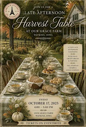 Late Afternoon Harvest Table