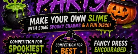 Copy of Midterm Madness: Halloween Slime Party & Disco