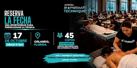 AromaTouch Tour Orlando 2026 | Certificación con Dr. César Rey