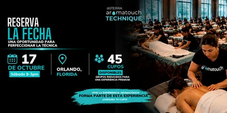 AromaTouch Tour Orlando 2026 | Certificación con Dr. César Rey