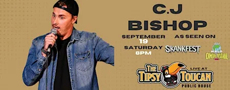C.J Bishop LIVE Comedy At Tipsy Toucan (Sep 19th)