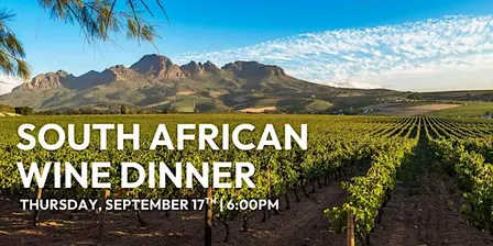 South African Wine Dinner