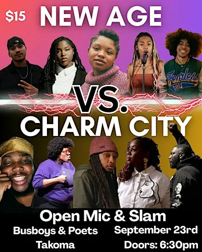New Age Vs. Charm City SLAM FUNDRAISER