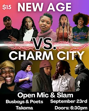 New Age Vs. Charm City SLAM FUNDRAISER