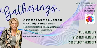 Gatherings: Neurographic Art and Creative Wellness Series with Judy Nemer-Sklar