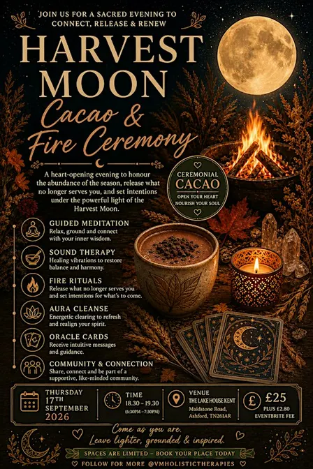 Harvest Moon Cacao & Fire Ceremony