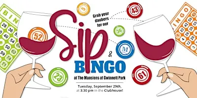Bingo, Beverages & Banter at The Mansions at Gwinnett Park!