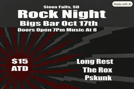 LONG REST | THE ROX | PsKUNK at Bigs Bar Live