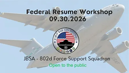 JBSA Federal Resume Workshop 09.30.2026