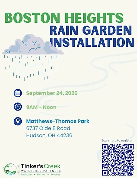Rain Garden Installation in Boston Heights