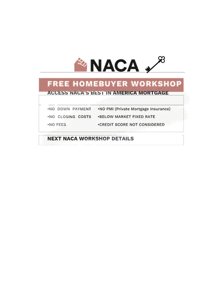 Keys to Homeownership: NACA Homebuyer Workshop