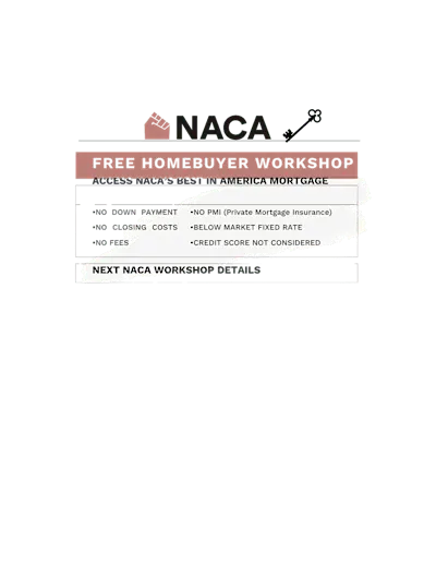 Keys to Homeownership: NACA Homebuyer Workshop