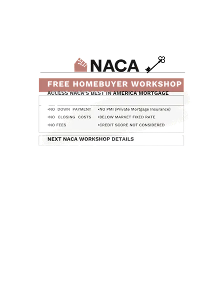 Keys to Homeownership: NACA Homebuyer Workshop