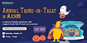 Sensory-Friendly Trunk-or-Treat in Mason!