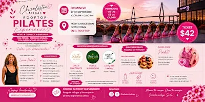 Charleston Latinas Rooftop Pilates Experience