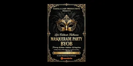 Halloween Mascarade Party.