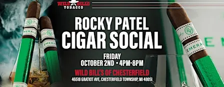 Wild Bill's Cigar Social with Rocky Patel Cigars